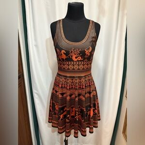 SOLD - Blackmilk Greek key creatures mythology pottery dress - size M